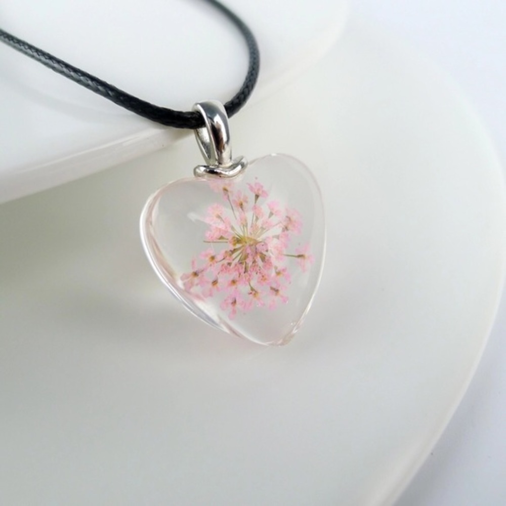 Heart Glass Necklace